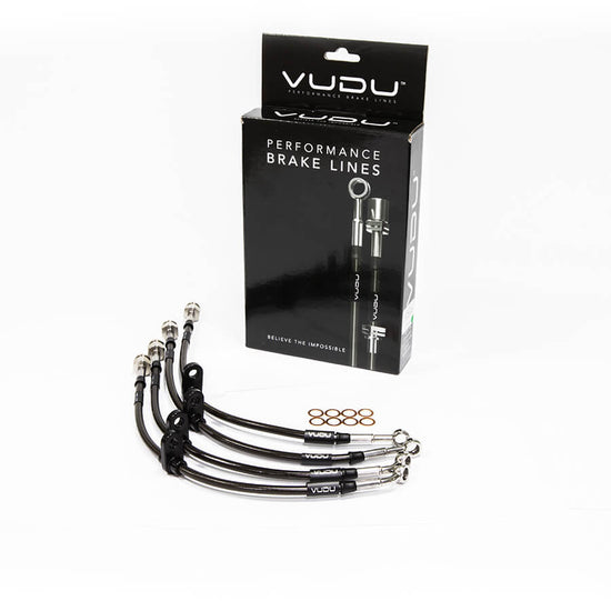 Toyota Yaris GR Braided Brake Lines - VUDU Performance 