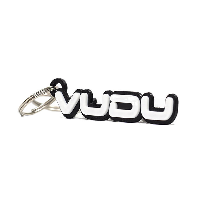 VUDU White Keyring